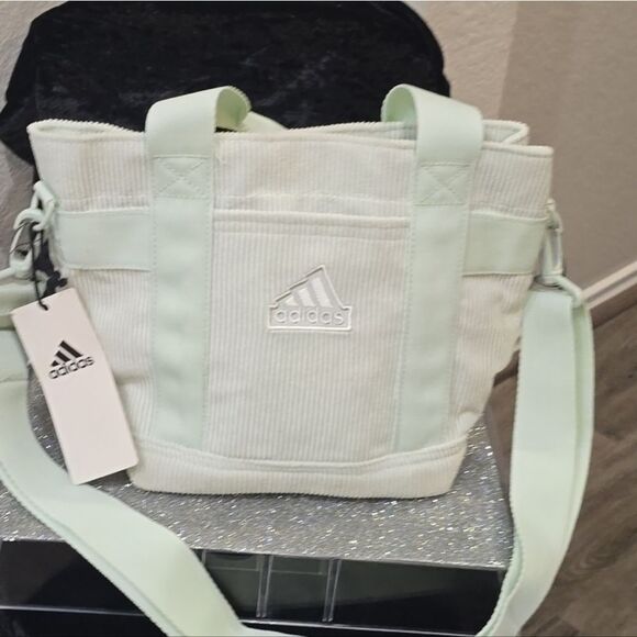 Adidas Corduroy Mini Tote Bag- Linen Green - Picture 7 of 11